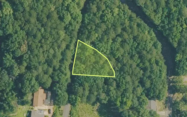 Aerial view of VAN BUREN County parcel 4350-05088-0000 — Arkansas post-auction with approximate parcel outline