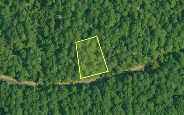 Aerial view of GARLAND County parcel 65186 — Arkansas post-auction with approximate parcel outline