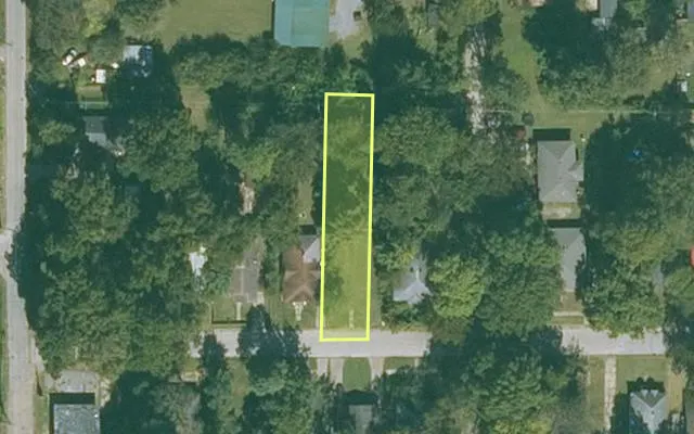 Aerial view of MISSISSIPPI County parcel 305-04513-000 — Arkansas post-auction with approximate parcel outline