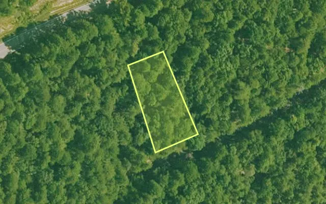 Aerial view of SALINE County parcel 652-00045-000 — Arkansas post-auction with approximate parcel outline