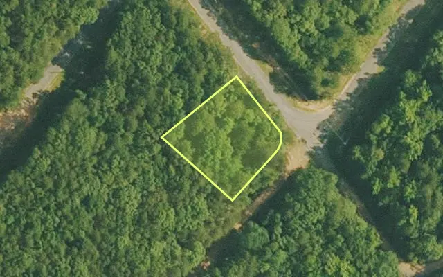 Aerial view of VAN BUREN County parcel 4400-21056-0000 — Arkansas post-auction with approximate parcel outline