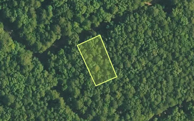 Aerial view of VAN BUREN County parcel 4400-12269-0000 — Arkansas post-auction with approximate parcel outline