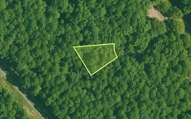 Aerial view of GARLAND County parcel 59818 — Arkansas post-auction with approximate parcel outline