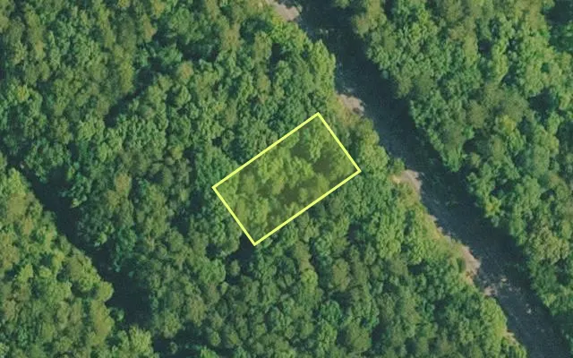 Aerial view of VAN BUREN County parcel 4400-02095-0000 — Arkansas post-auction with approximate parcel outline