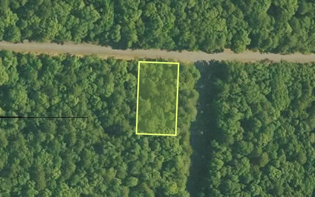Aerial view of VAN BUREN County parcel 4400-22172-0000 — Arkansas post-auction with approximate parcel outline