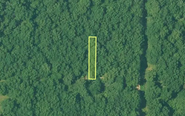 Aerial view of LITTLE RIVER County parcel 070-01044-000 — Arkansas post-auction with approximate parcel outline