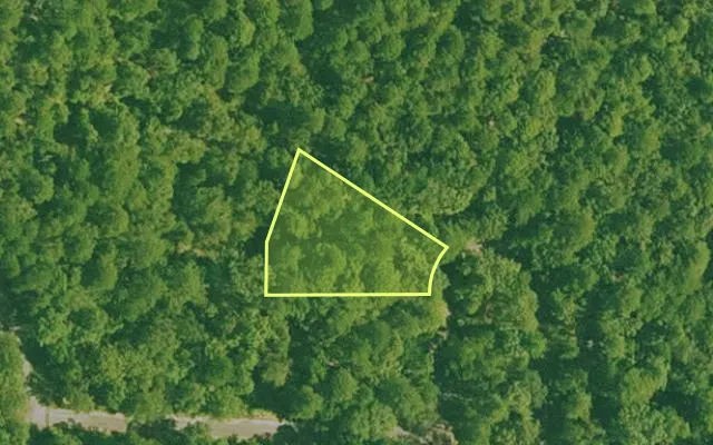 Aerial view of GARLAND County parcel 72055 — Arkansas post-auction with approximate parcel outline