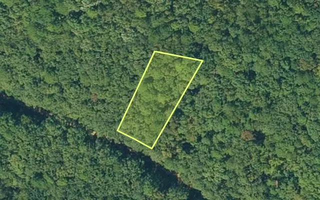 Aerial view of VAN BUREN County parcel 4300-02126-0000 — Arkansas post-auction with approximate parcel outline