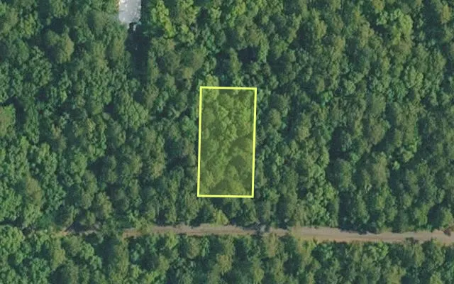 Aerial view of VAN BUREN County parcel 4350-03067-0000 — Arkansas post-auction with approximate parcel outline