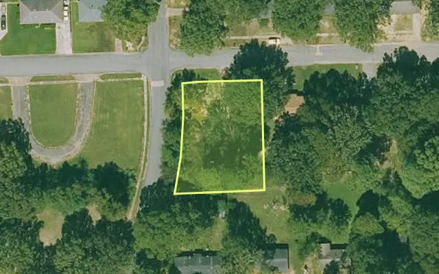 Aerial view of ASHLEY County parcel 706-01839-000 — Arkansas post-auction with approximate parcel outline