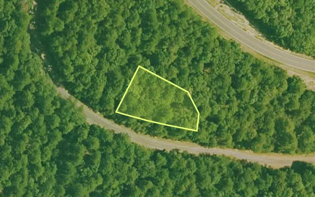 Aerial view of SALINE County parcel 640-00176-000 — Arkansas post-auction with approximate parcel outline