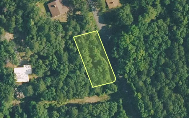 Aerial view of VAN BUREN County parcel 4400-09080-0000 — Arkansas post-auction with approximate parcel outline