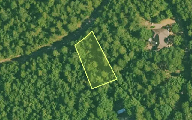 Aerial view of SALINE County parcel 644-00160-000 — Arkansas post-auction with approximate parcel outline