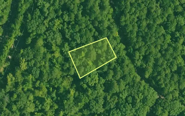 Aerial view of GARLAND County parcel 67125 — Arkansas post-auction with approximate parcel outline
