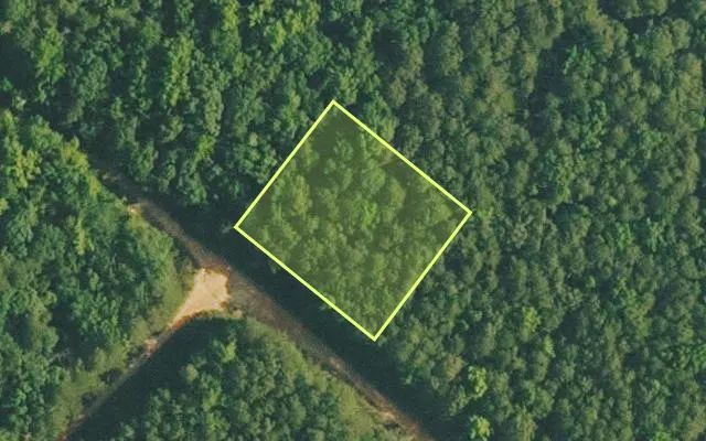 Aerial view of VAN BUREN County parcel 4200-01146-0000 — Arkansas post-auction with approximate parcel outline