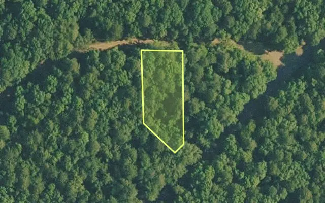 Aerial view of VAN BUREN County parcel 4400-09119-0000 — Arkansas post-auction with approximate parcel outline