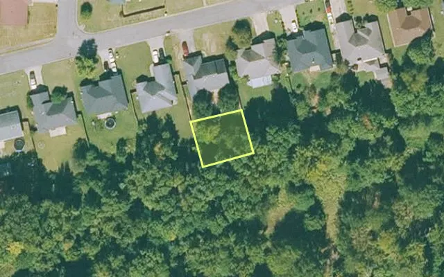 Aerial view of POPE County parcel 859-00111-009R — Arkansas post-auction with approximate parcel outline