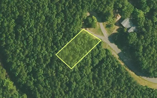 Aerial view of VAN BUREN County parcel 4400-21099-0000 — Arkansas post-auction with approximate parcel outline