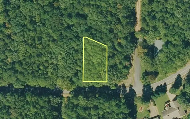 Aerial view of VAN BUREN County parcel 4300-04076-0000 — Arkansas post-auction with approximate parcel outline