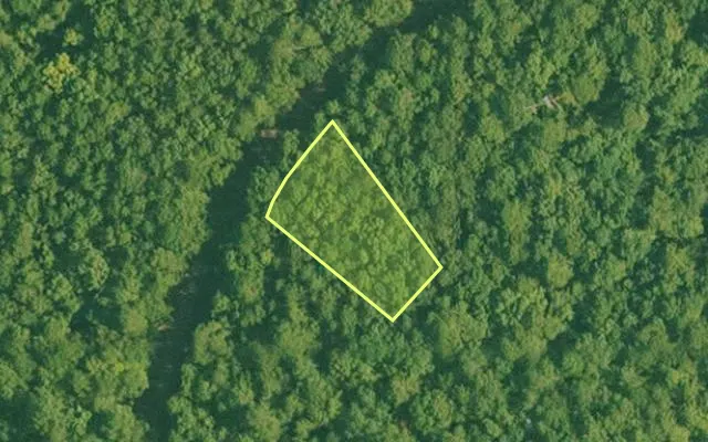 Aerial view of SALINE County parcel 496-00189-000 — Arkansas post-auction with approximate parcel outline