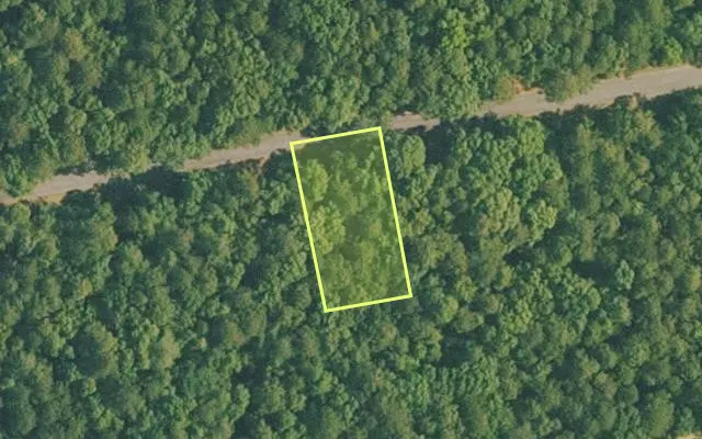 Aerial view of VAN BUREN County parcel 4400-11114-0000 — Arkansas post-auction with approximate parcel outline