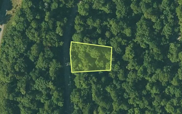 Aerial view of FULTON County parcel 230-14886-000 — Arkansas post-auction with approximate parcel outline