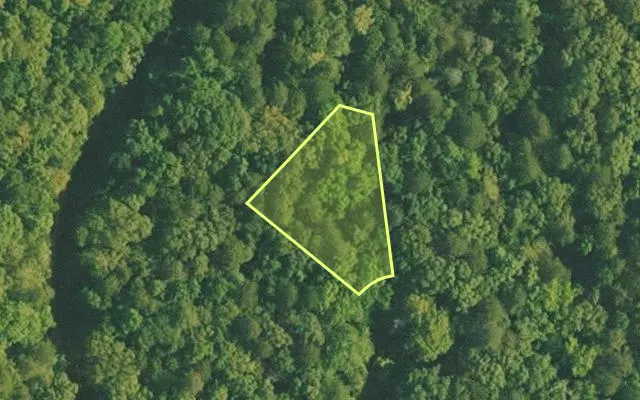 Aerial view of VAN BUREN County parcel 4500-01502-0000 — Arkansas post-auction with approximate parcel outline