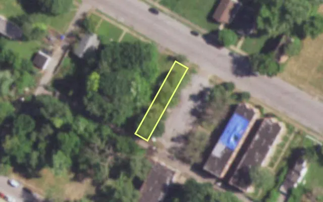 Aerial view of 4436 MAFFITT AV — vacant lot, St. Louis with approximate parcel outline