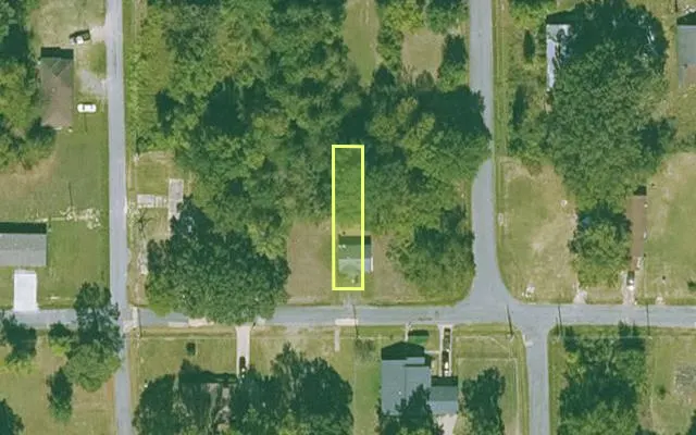 Aerial view of JEFFERSON County parcel 930-04568-000 — Arkansas post-auction with approximate parcel outline