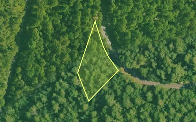 Aerial view of SALINE County parcel 464-00100-000 — Arkansas post-auction with approximate parcel outline