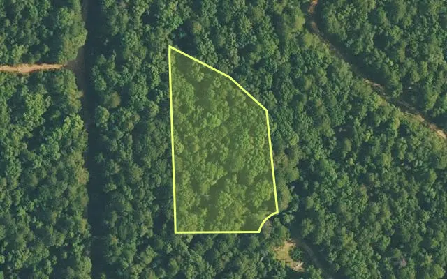 Aerial view of VAN BUREN County parcel 4400-15022-0000 — Arkansas post-auction with approximate parcel outline