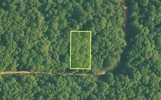 Aerial view of VAN BUREN County parcel 4500-01453-0000 — Arkansas post-auction with approximate parcel outline