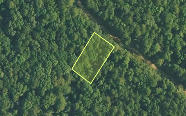 Aerial view of VAN BUREN County parcel 4400-15032-0000 — Arkansas post-auction with approximate parcel outline