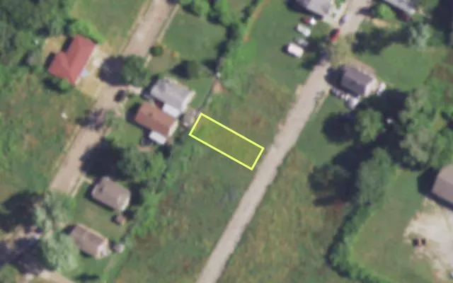 Aerial view of 3043 MARNICE PL — vacant lot, St. Louis with approximate parcel outline