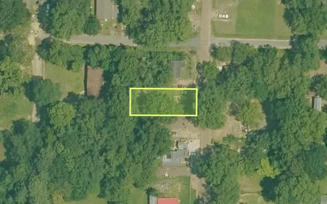 Aerial view of UNION County parcel 03920-00208-0000 — Arkansas post-auction with approximate parcel outline
