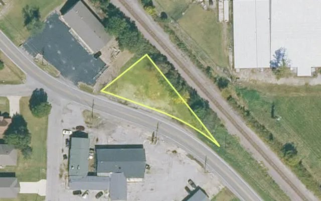 Aerial view of CRAIGHEAD County parcel 01-144271-04900 — Arkansas post-auction with approximate parcel outline