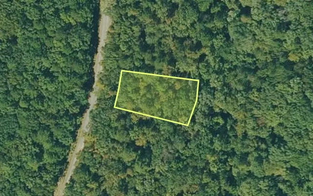 Aerial view of VAN BUREN County parcel 4050-12214-0000 — Arkansas post-auction with approximate parcel outline