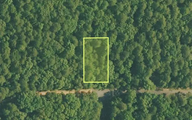 Aerial view of VAN BUREN County parcel 4400-19255-0000 — Arkansas post-auction with approximate parcel outline