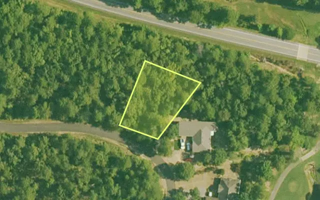 Aerial view of GARLAND County parcel 57230 — Arkansas post-auction with approximate parcel outline