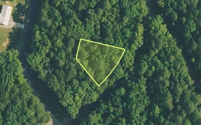 Aerial view of VAN BUREN County parcel 4400-09052-0000 — Arkansas post-auction with approximate parcel outline