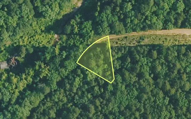 Aerial view of VAN BUREN County parcel 4350-06026-0000 — Arkansas post-auction with approximate parcel outline