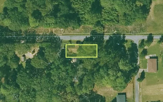 Aerial view of JEFFERSON County parcel 930-63798-000 — Arkansas post-auction with approximate parcel outline