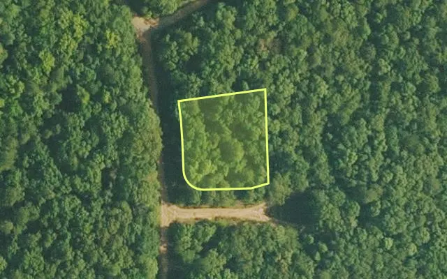 Aerial view of VAN BUREN County parcel 4400-21332-0000 — Arkansas post-auction with approximate parcel outline