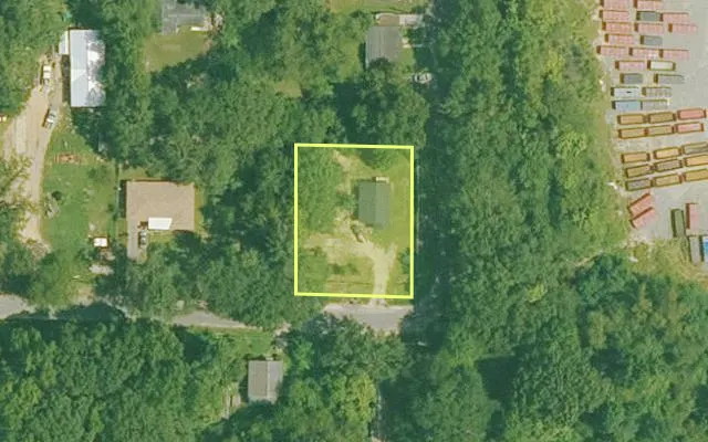 Aerial view of UNION County parcel 00960-00036-0000 — Arkansas post-auction with approximate parcel outline