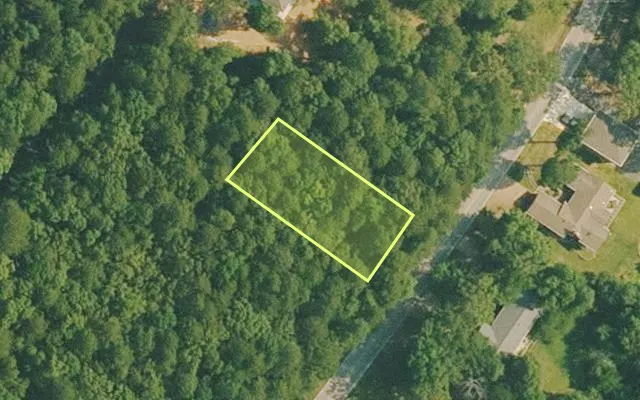 Aerial view of VAN BUREN County parcel 4400-10269-0000 — Arkansas post-auction with approximate parcel outline