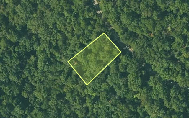 Aerial view of FULTON County parcel 350-19548-000 — Arkansas post-auction with approximate parcel outline