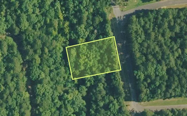Aerial view of VAN BUREN County parcel 4350-06002-0000 — Arkansas post-auction with approximate parcel outline
