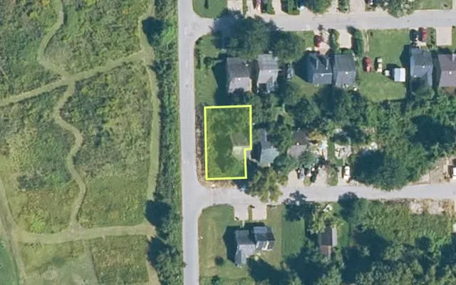 Aerial view of CRITTENDEN County parcel 201229386000 — Arkansas post-auction with approximate parcel outline