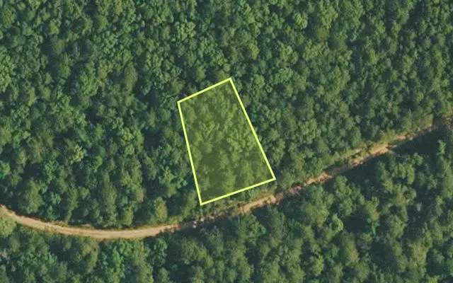 Aerial view of VAN BUREN County parcel 4400-12085-0000 — Arkansas post-auction with approximate parcel outline