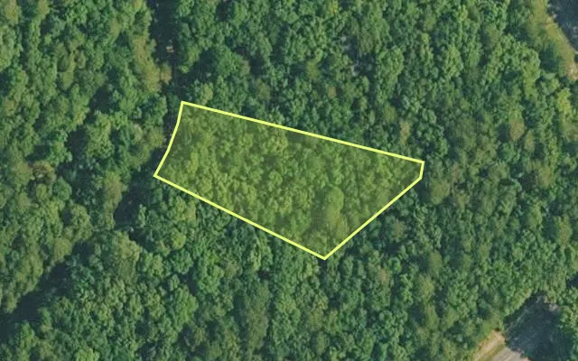 Aerial view of VAN BUREN County parcel 4400-02109-0000 — Arkansas post-auction with approximate parcel outline